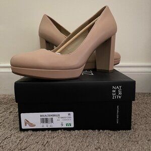 Beige, Sz 9W, Naturalizer Berlin Pumps/Heels